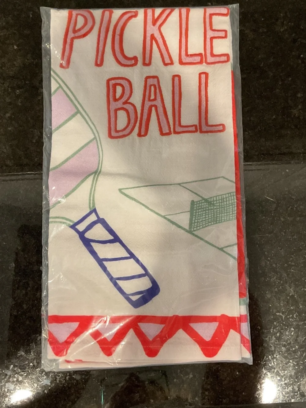 Pickleball Hobby Tea Towel